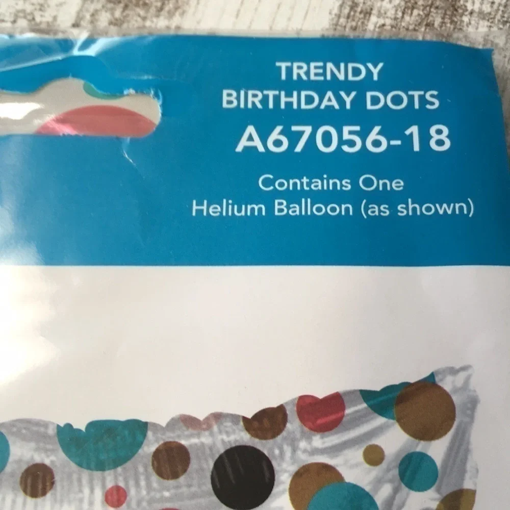 Happy Birthday Balloon Helium 17 Inch